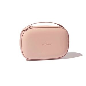Willow Blush Pink Travel Cosmetic Case with Top Handle